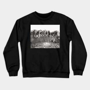 Destroying Bootleg Liquor, 1923. Vintage Photo Crewneck Sweatshirt